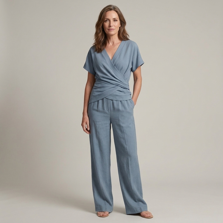 Colleen | Wrap-Front Cropped
