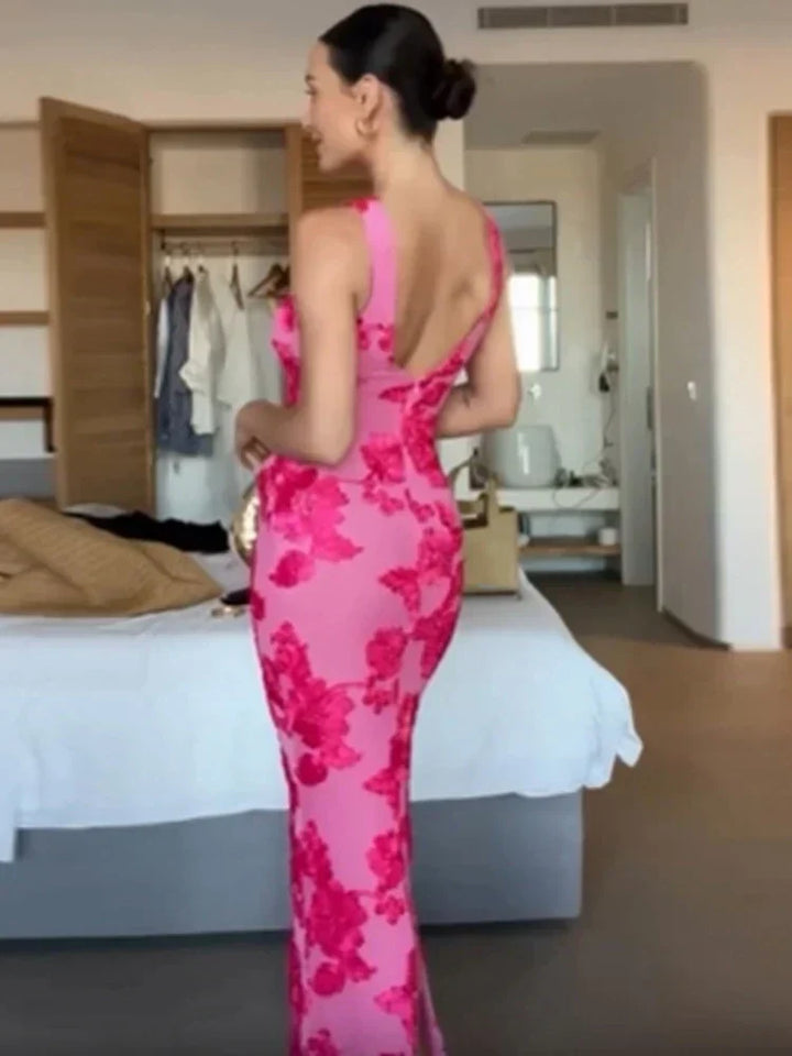 Malcah™ | Timeless Floral Evening Gown